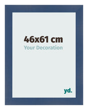 Fotolijst 46x61cm Donkerblauw Geveegd MDF Pisa Voorzijde Maat | Yourdecoration.nl
