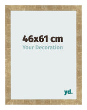 Fotolijst 46x61cm Goud Antiek MDF Bologna Voorzijde Maat | Yourdecoration.nl