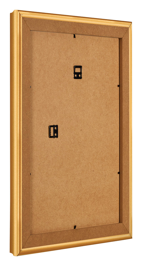Fotolijst 46x61cm Goud Mat MDF Lazio Achterzijde Schuin | Yourdecoration.nl