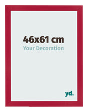 Fotolijst 46x61cm Rood MDF Bologna Voorzijde Maat | Yourdecoration.nl