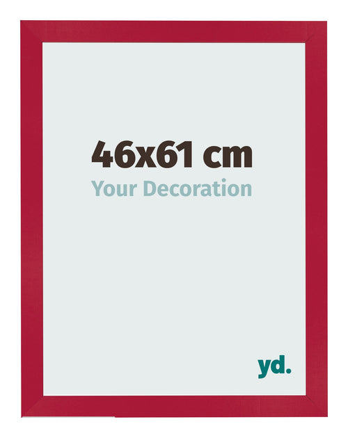 Fotolijst 46x61cm Rood MDF Bologna Voorzijde Maat | Yourdecoration.nl