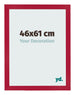 Fotolijst 46x61cm Rood MDF Bologna Voorzijde Maat | Yourdecoration.nl