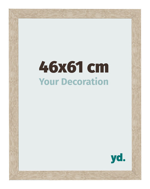 Fotolijst 46x61cm Sonoma Eiken MDF Bologna Voorzijde Maat | Yourdecoration.nl
