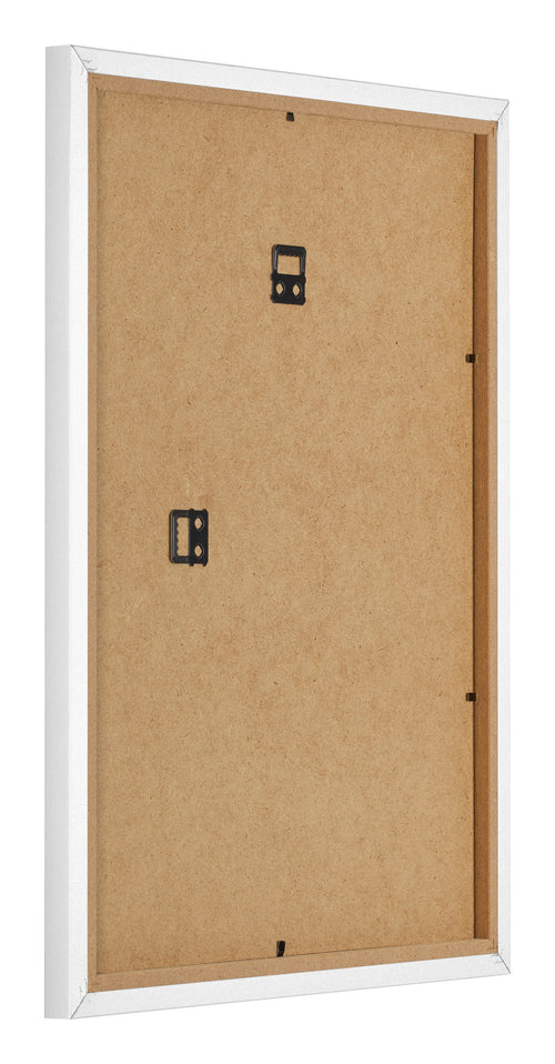 Fotolijst 46x61cm Wit Mat MDF Bologna Achterzijde Schuin | Yourdecoration.nl