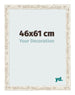 Fotolijst 46x61cm Wit Vintage MDF Bologna Voorzijde Maat | Yourdecoration.nl