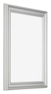 Fotolijst 46x61cm Zilver Mat MDF Lazio Voorzijde Schuin | Yourdecoration.nl