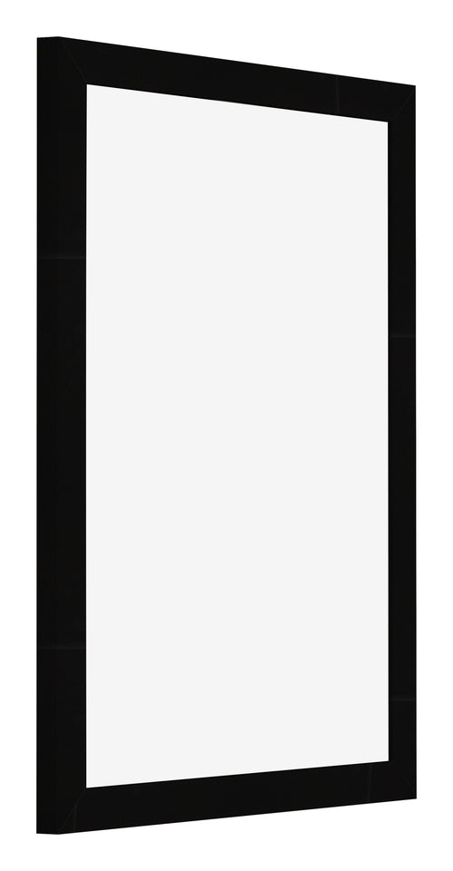 Fotolijst 46x61cm Zwart Hoogglans MDF Bologna Voorzijde Schuin | Yourdecoration.nl