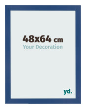 Fotolijst 48x64 cm Donkerblauw MDF Bologna Voorzijde Maat | Yourdecoration.nl