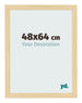 Fotolijst 48x64cm Beuken Decor MDF Bologna Voorzijde Maat | Yourdecoration.nl