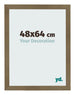 Fotolijst 48x64cm Brons Decor MDF Bologna Voorzijde Maat | Yourdecoration.nl