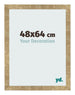 Fotolijst 48x64cm Goud Antiek MDF Bologna Voorzijde Maat | Yourdecoration.nl