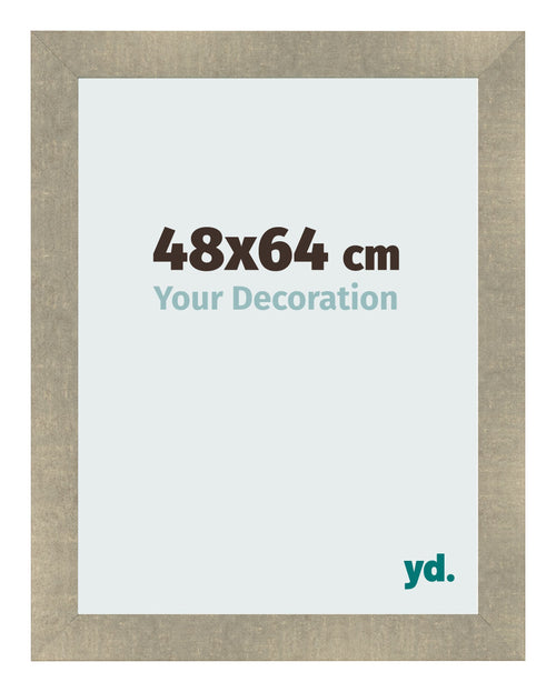Fotolijst 48x64cm Goud Antiek MDF Pisa Voorzijde Maat | Yourdecoration.nl