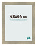 Fotolijst 48x64cm Goud Antiek MDF Pisa Voorzijde Maat | Yourdecoration.nl
