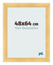 Fotolijst 48x64cm Goud Mat MDF Pisa Voorzijde Maat | Yourdecoration.nl