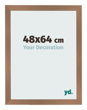 Fotolijst 48x64cm Koper Decor MDF Bologna Voorzijde Maat | Yourdecoration.nl