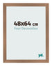 Fotolijst 48x64cm Koper Decor MDF Bologna Voorzijde Maat | Yourdecoration.nl