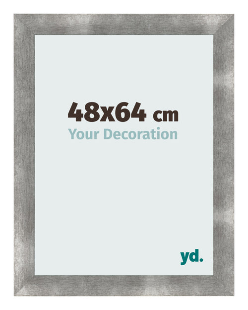Fotolijst 48x64cm Metaal Vintage MDF Pisa Voorzijde Maat | Yourdecoration.nl
