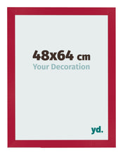 Fotolijst 48x64cm Rood MDF Bologna Voorzijde Maat | Yourdecoration.nl