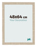 Fotolijst 48x64cm Sonoma Eiken MDF Bologna Voorzijde Maat | Yourdecoration.nl