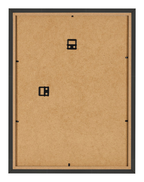 Fotolijst 48x64cm Zwart Houtnerf MDF Bologna Achterzijde | Yourdecoration.nl