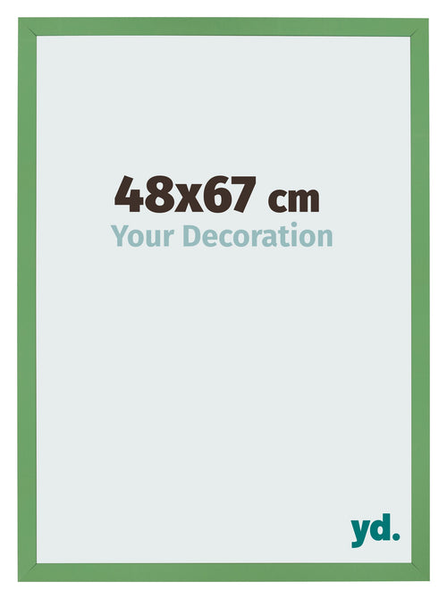 Fotolijst 48x67 cm Groen MDF Bologna Voorzijde Maat | Yourdecoration.nl