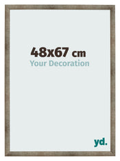 Fotolijst 48x67 cm Metaal Vintage MDF Bologna Voorzijde Maat | Yourdecoration.nl