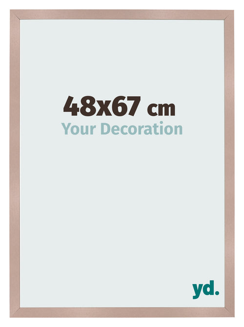 Fotolijst 48x67 cm Oudroze MDF Bologna Voorzijde Maat | Yourdecoration.nl