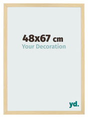 Fotolijst 48x67cm Beuken Decor MDF Bologna Voorzijde Maat | Yourdecoration.nl