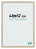 Fotolijst 48x67cm Sonoma Eiken MDF Bologna Voorzijde Maat | Yourdecoration.nl