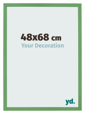 Fotolijst 48x68 cm Groen MDF Bologna Voorzijde Maat | Yourdecoration.nl