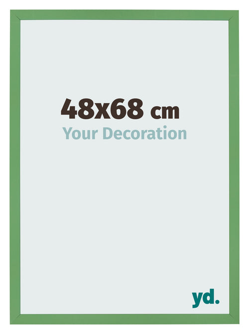 Fotolijst 48x68 cm Groen MDF Bologna Voorzijde Maat | Yourdecoration.nl