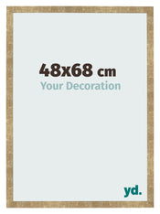 Fotolijst 48x68cm Goud Antiek MDF Bologna Voorzijde Maat | Yourdecoration.nl