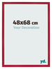 Fotolijst 48x68cm Rood MDF Bologna Voorzijde Maat | Yourdecoration.nl