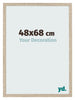 Fotolijst 48x68cm Sonoma Eiken MDF Bologna Voorzijde Maat | Yourdecoration.nl