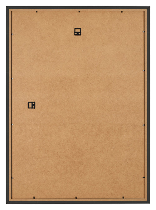 Fotolijst 48x68cm Zwart Houtnerf MDF Bologna Achterzijde | Yourdecoration.nl
