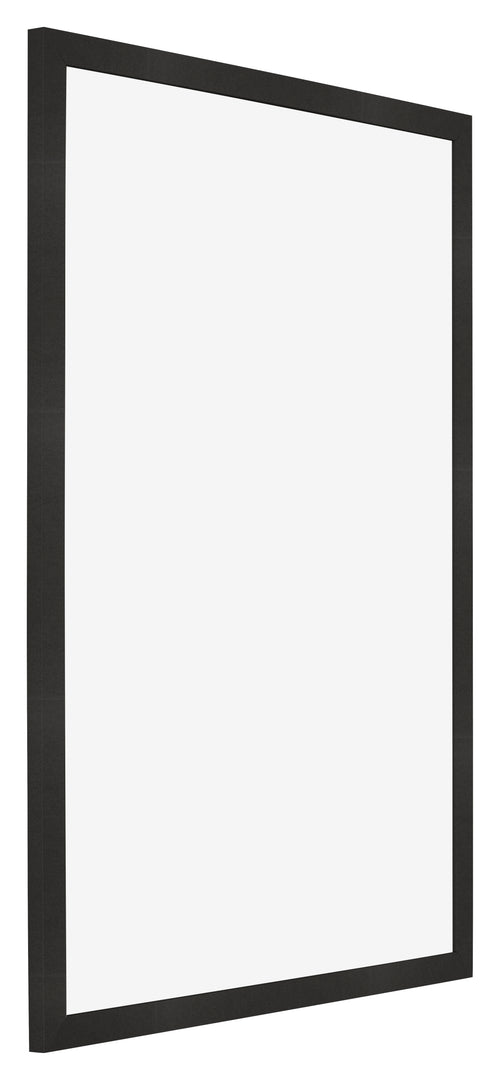 Fotolijst 48x68cm Zwart Mat MDF Bologna Voorzijde Schuin | Yourdecoration.nl