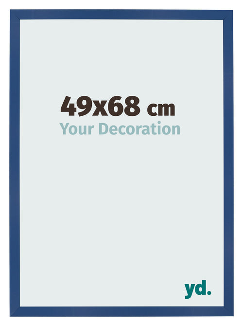 Fotolijst 49x68 cm Donkerblauw MDF Bologna Voorzijde Maat | Yourdecoration.nl