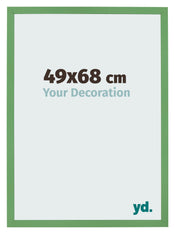 Fotolijst 49x68 cm Groen MDF Bologna Voorzijde Maat | Yourdecoration.nl