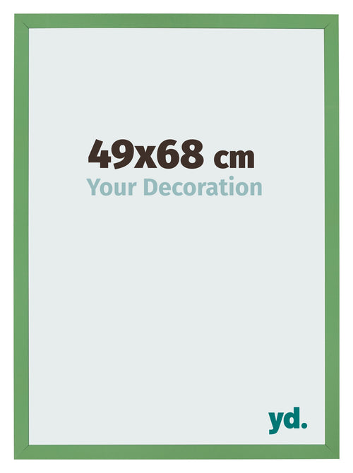 Fotolijst 49x68 cm Groen MDF Bologna Voorzijde Maat | Yourdecoration.nl