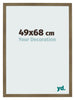 Fotolijst 49x68cm Brons Decor MDF Bologna Voorzijde Maat | Yourdecoration.nl