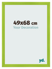 Fotolijst 49x68cm Groen MDF Pisa Voorzijde Maat | Yourdecoration.nl