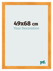 Fotolijst 49x68cm Oranje MDF Pisa Voorzijde Maat | Yourdecoration.nl