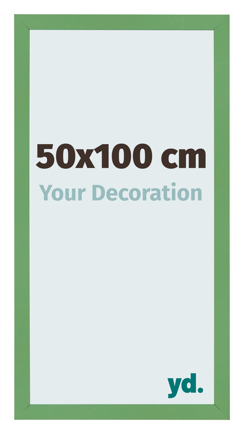Fotolijst 50x100 cm Groen MDF Bologna Voorzijde Maat | Yourdecoration.nl
