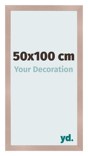 Fotolijst 50x100 cm Oudroze MDF Bologna Voorzijde Maat | Yourdecoration.nl