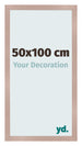 Fotolijst 50x100 cm Oudroze MDF Bologna Voorzijde Maat | Yourdecoration.nl