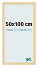 Fotolijst 50x100cm Beuken Decor MDF Bologna Voorzijde Maat | Yourdecoration.nl