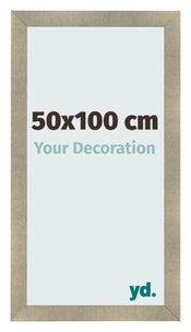 Fotolijst 50x100cm Goud Antiek MDF Pisa Voorzijde Maat | Yourdecoration.nl