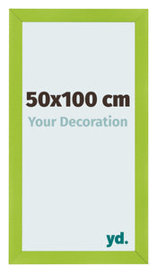 Fotolijst 50x100cm Groen MDF Pisa Voorzijde Maat | Yourdecoration.nl