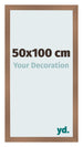 Fotolijst 50x100cm Koper Decor MDF Bologna Voorzijde Maat | Yourdecoration.nl