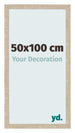 Fotolijst 50x100cm Sonoma Eiken MDF Bologna Voorzijde Maat | Yourdecoration.nl